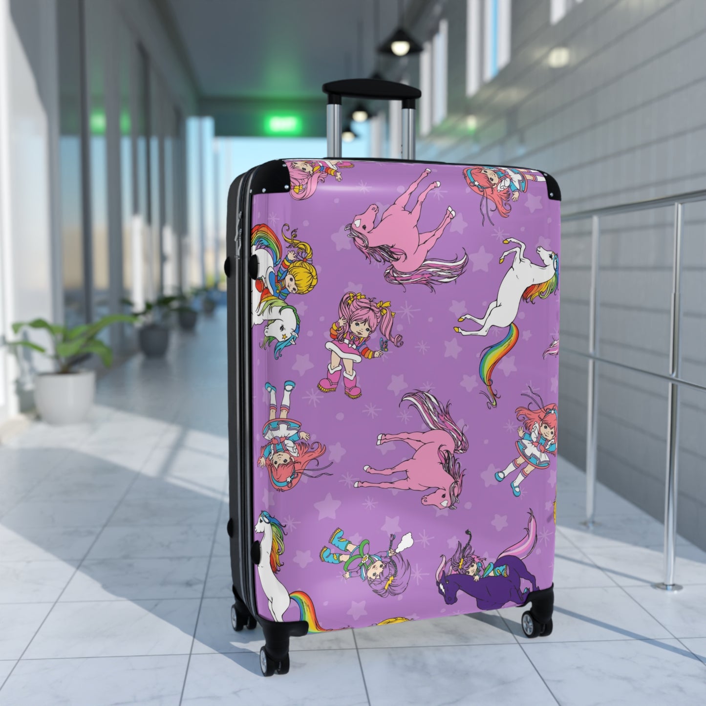 Stormy, Moonglow, Tickled Pink Rolling Luggage