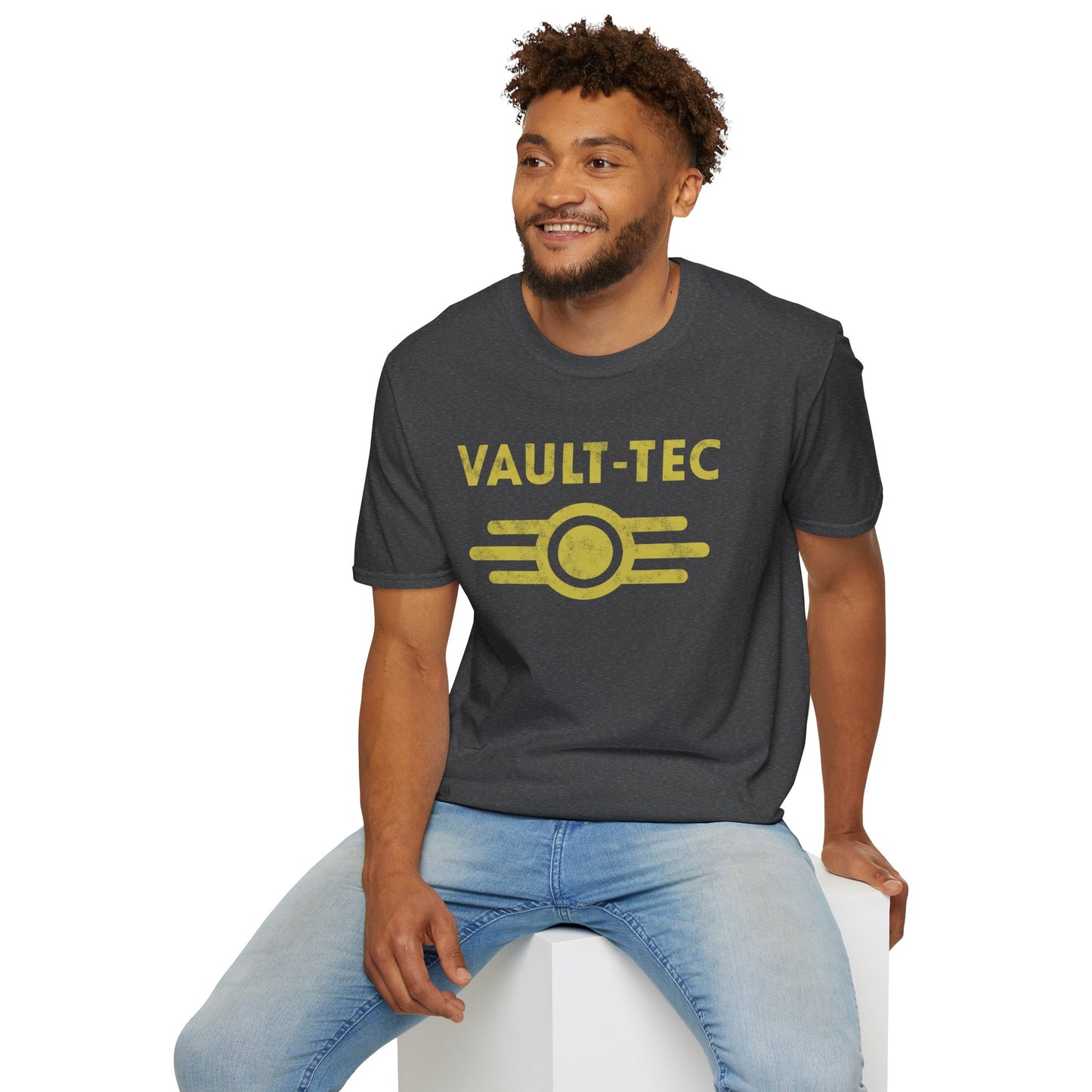 Fallout Distressed Vault-Tec logo Unisex T-Shirt