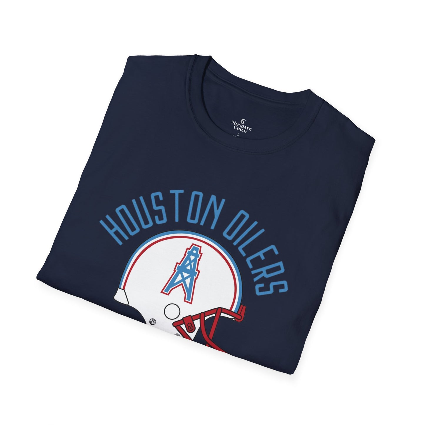 Houston Oilers Vintage Helmet Unisex Softstyle T-Shirt