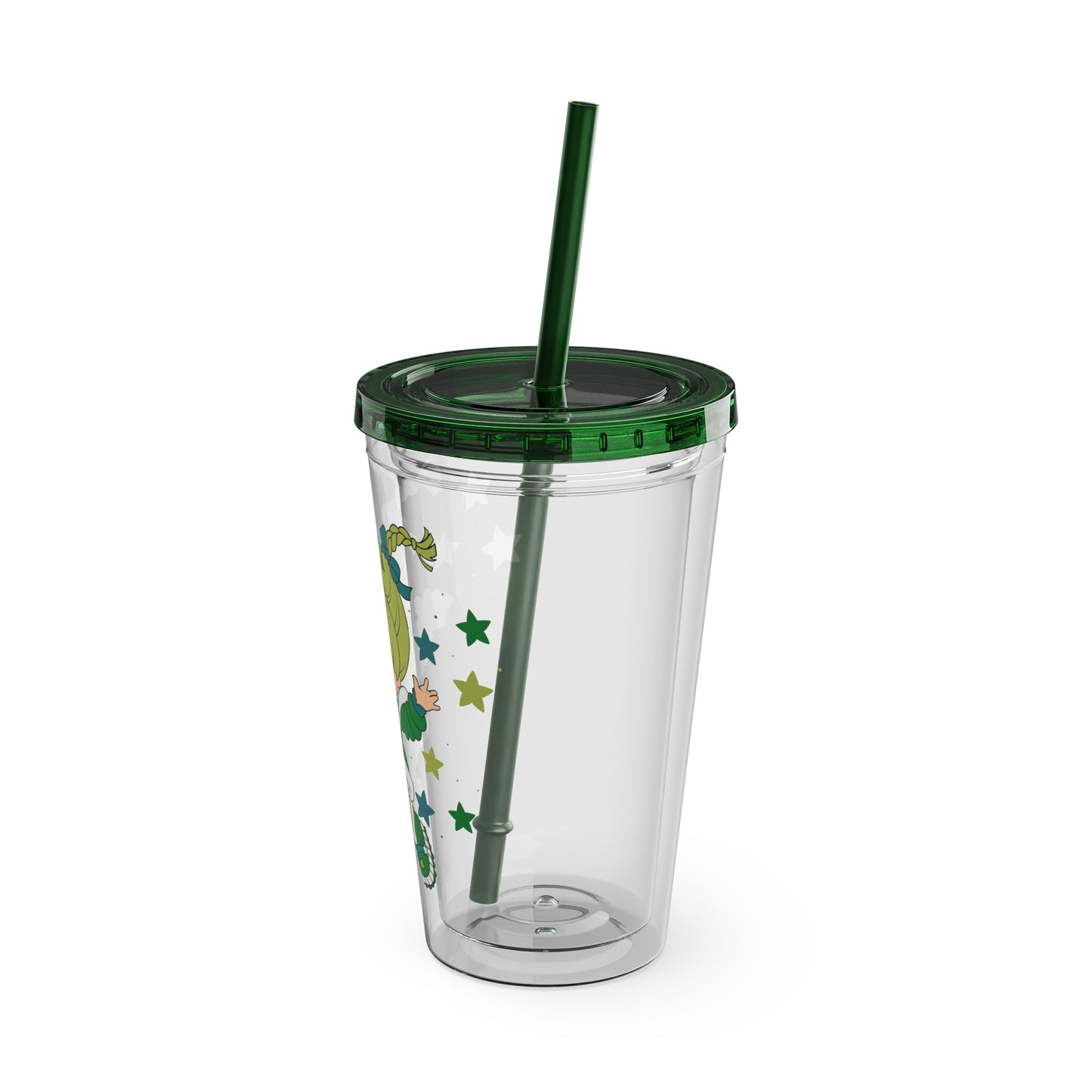 Rainbow Brite 16oz Acrylic Tumbler featuring Patty O’Green