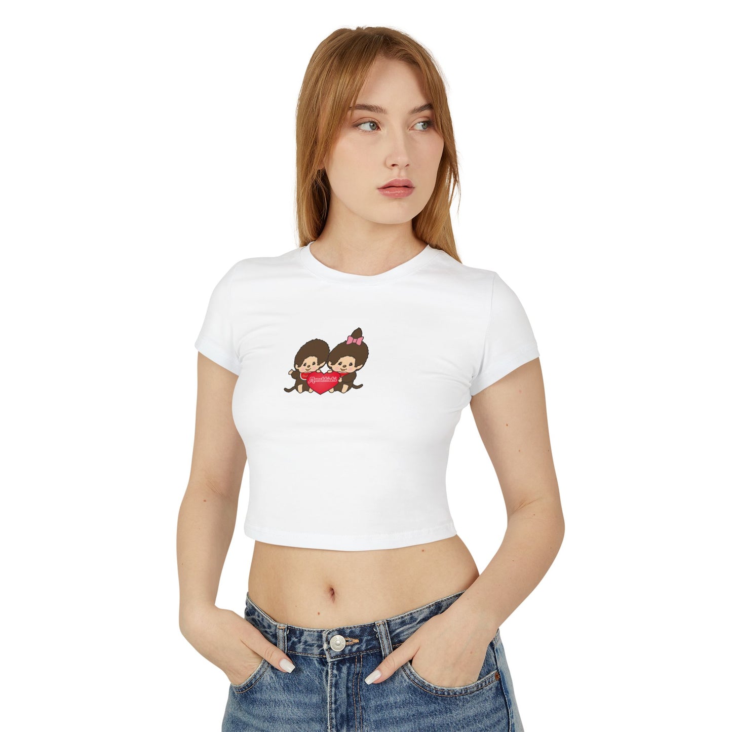 Women’s Baby Tee - Monchichi Friends