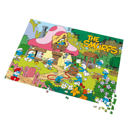 Smurfs Jigsaw Puzzle with Tin