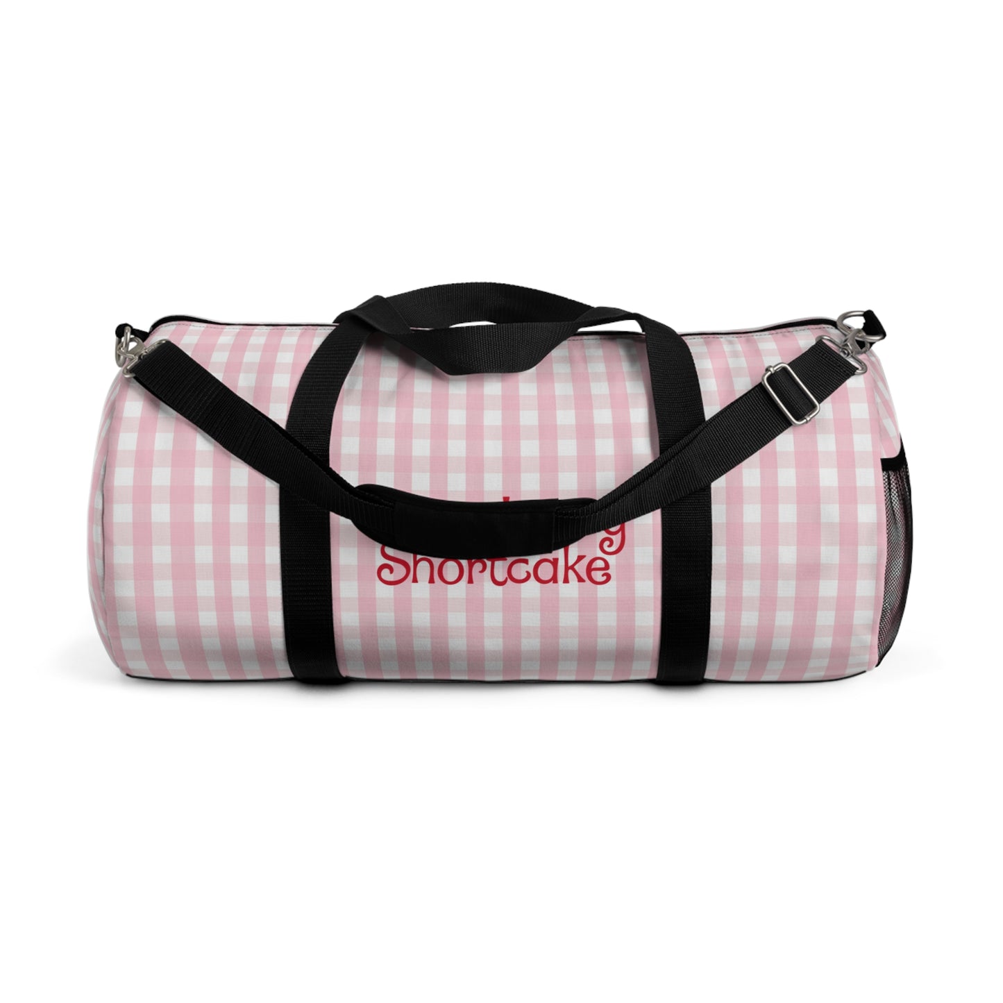 Strawberry Shortcake Gingham Duffel Bag