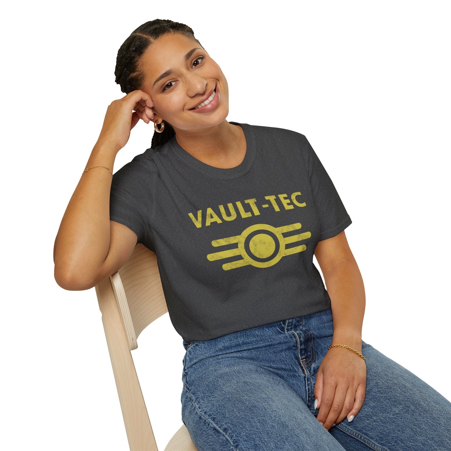Fallout Distressed Vault-Tec logo Unisex T-Shirt