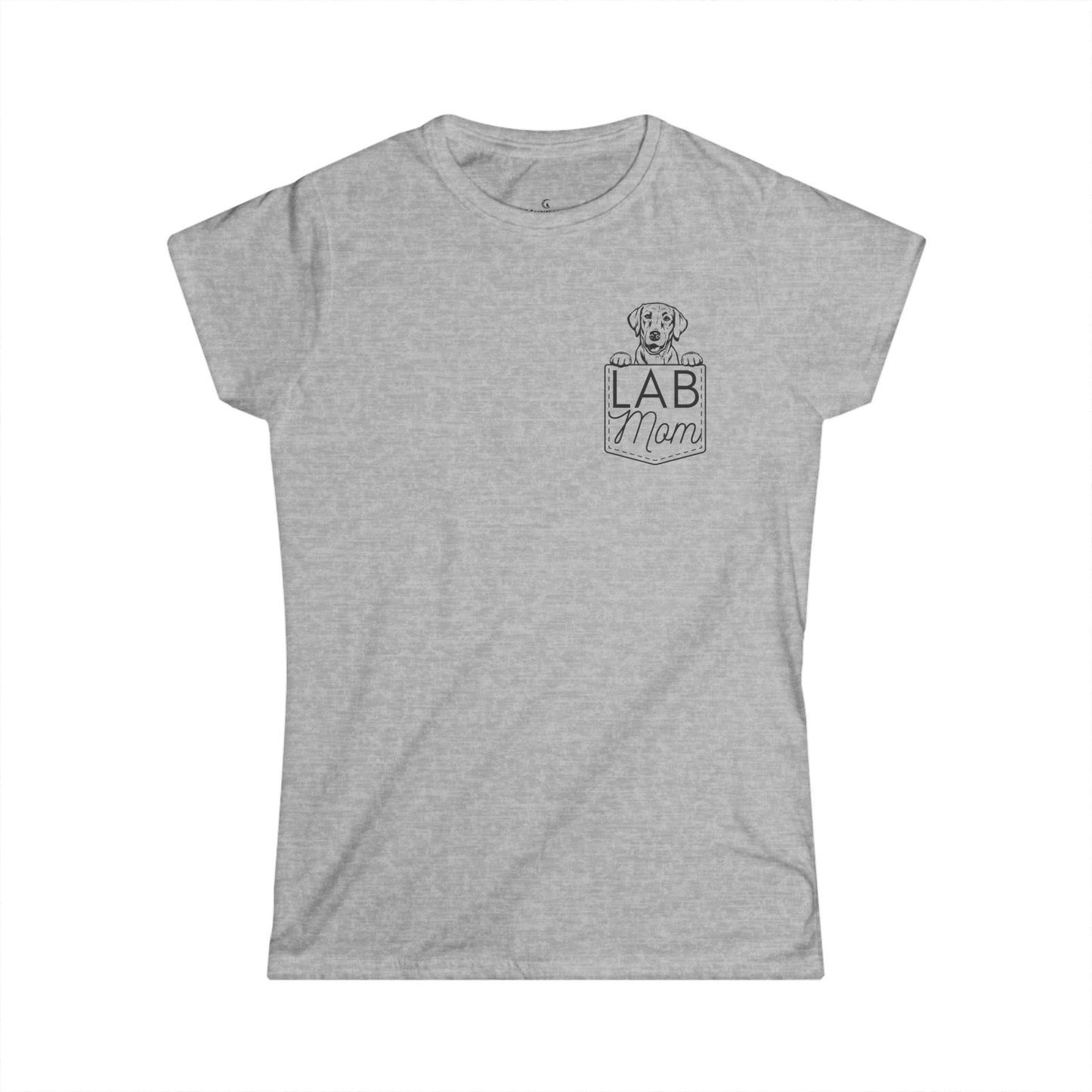 Lab Mom Faux Pocket Tee