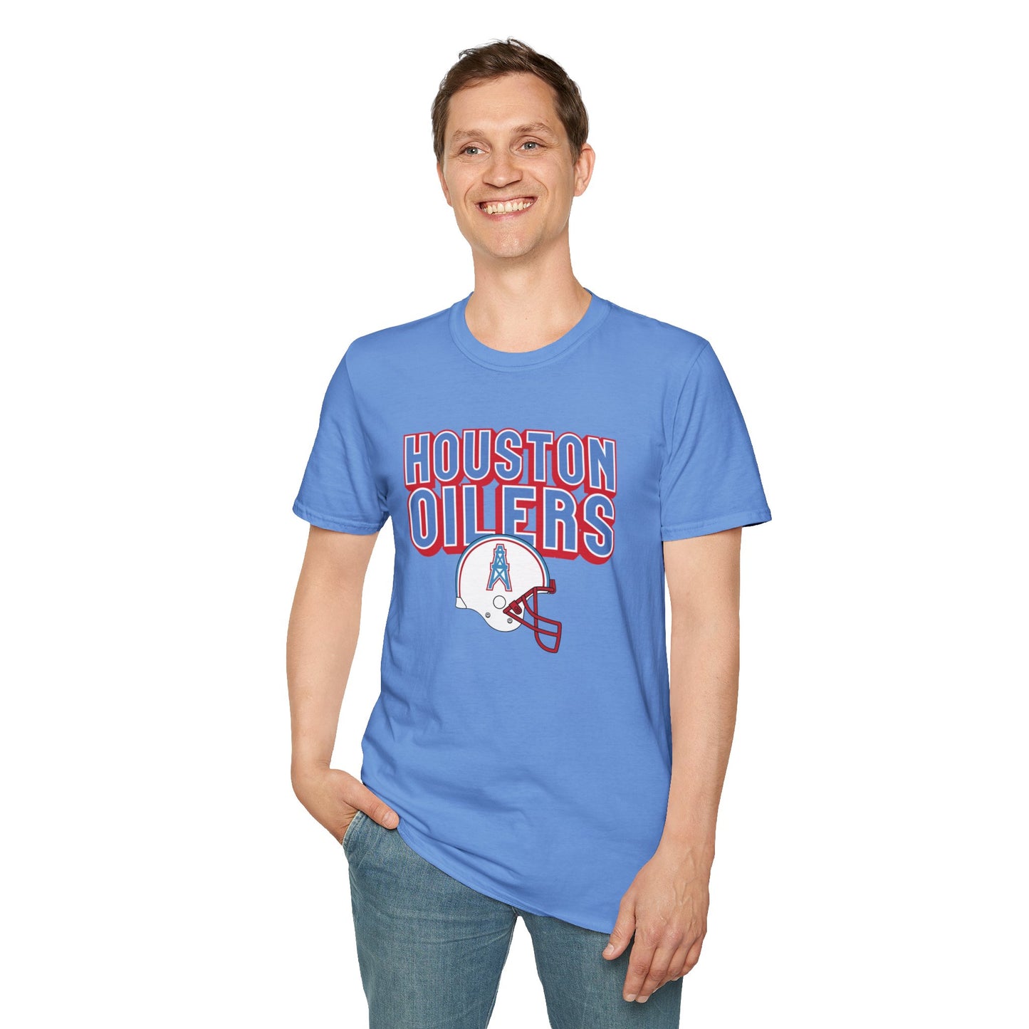 Houston Oilers Retro Helmet Unisex T-Shirt | up to 5X