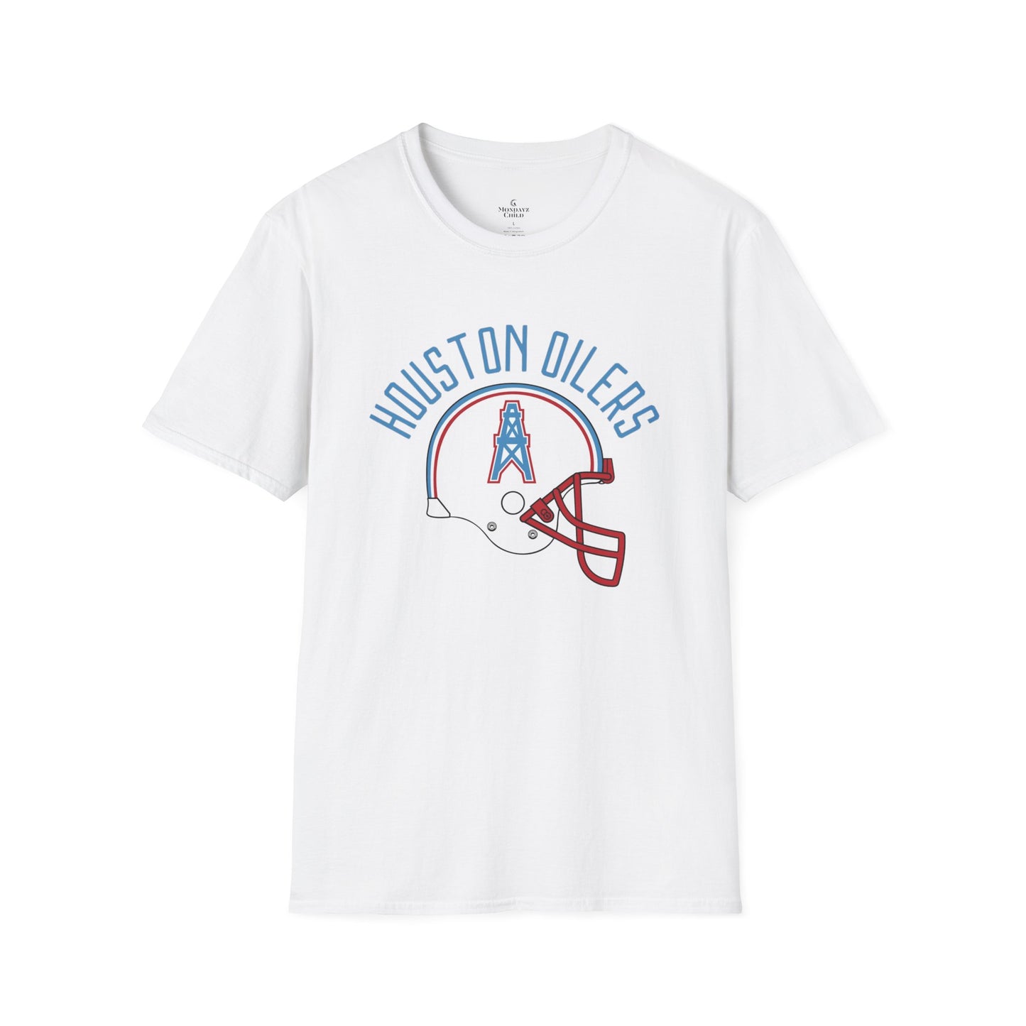 Houston Oilers Vintage Helmet Unisex Softstyle T-Shirt