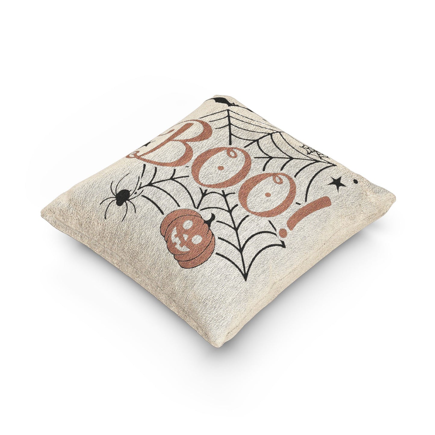 Halloween Woven Pillow - Boo!