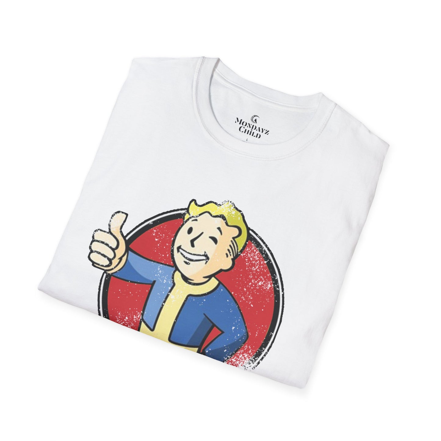 Fallout Distressed Vault Boy Unisex T-Shirt - up to 5X