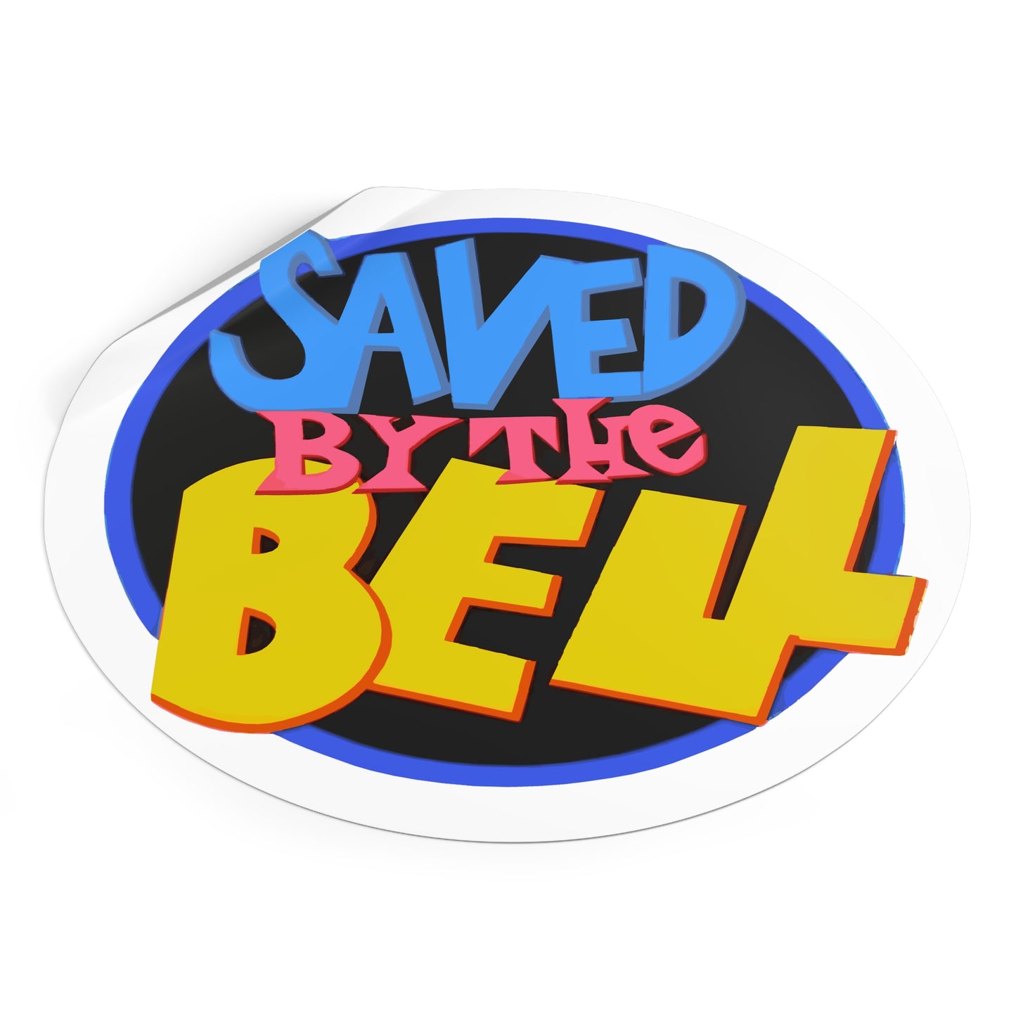 Saved By the Bell Round Vinyl Sticker
