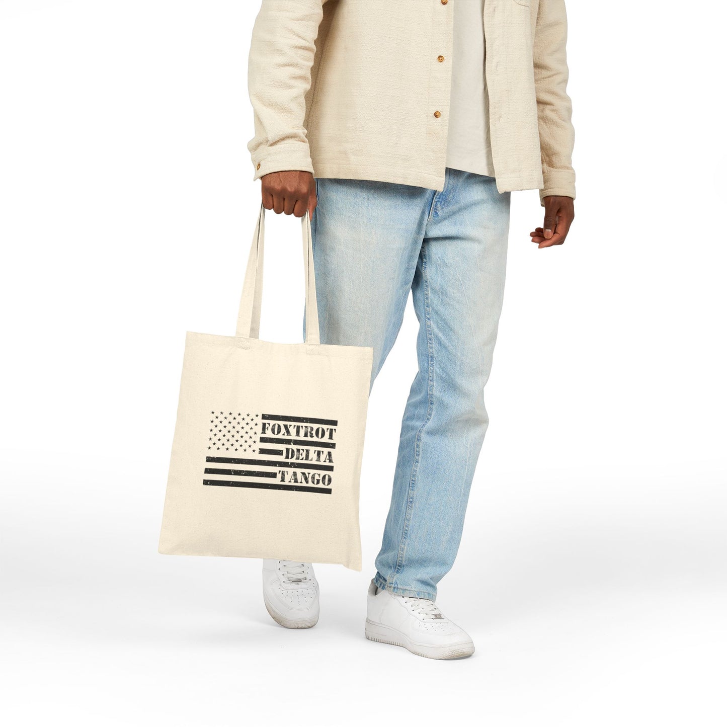 Canvas Tote - FOXTROT-DELTA-TANGO
