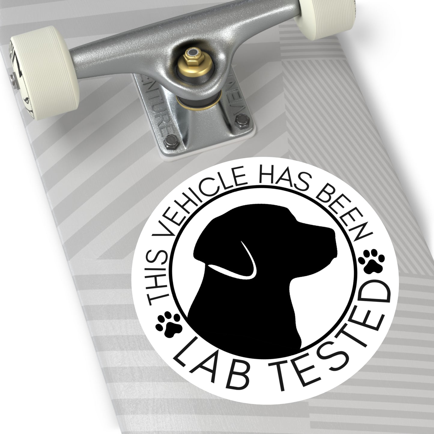 Lab Tested Vinyl Stickers - Car Decal
