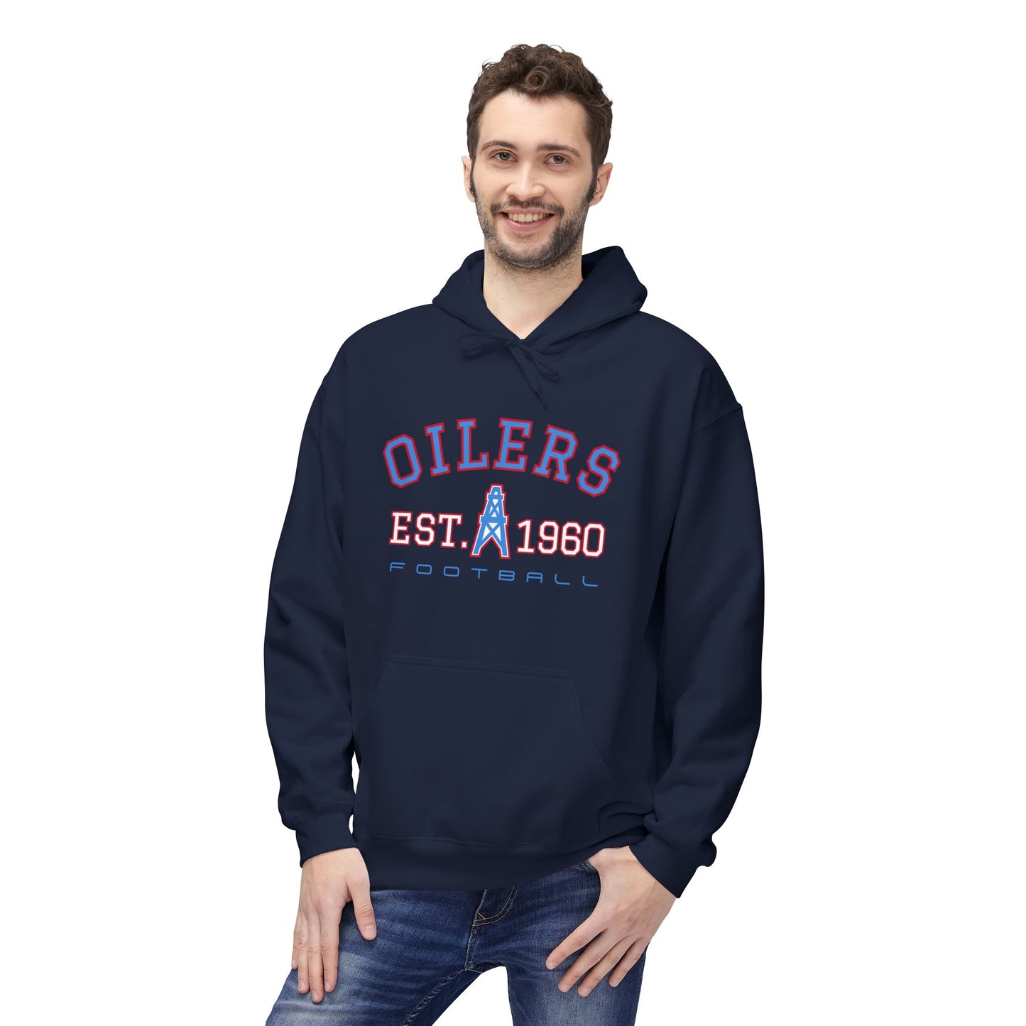 IMPROVED! Houston Oilers 'Est 1960' Unisex Hoodie