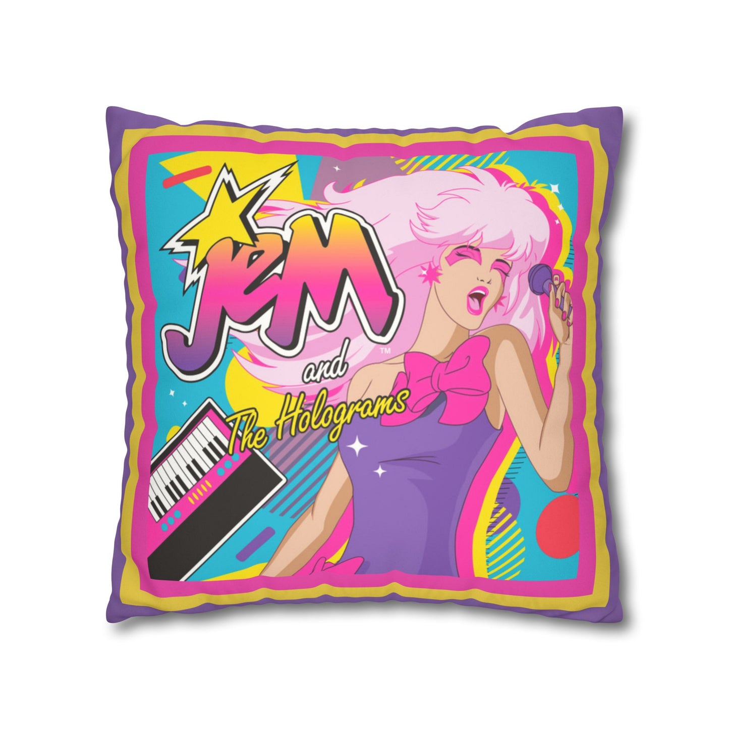 Jem and the Holograms Cushion Cover