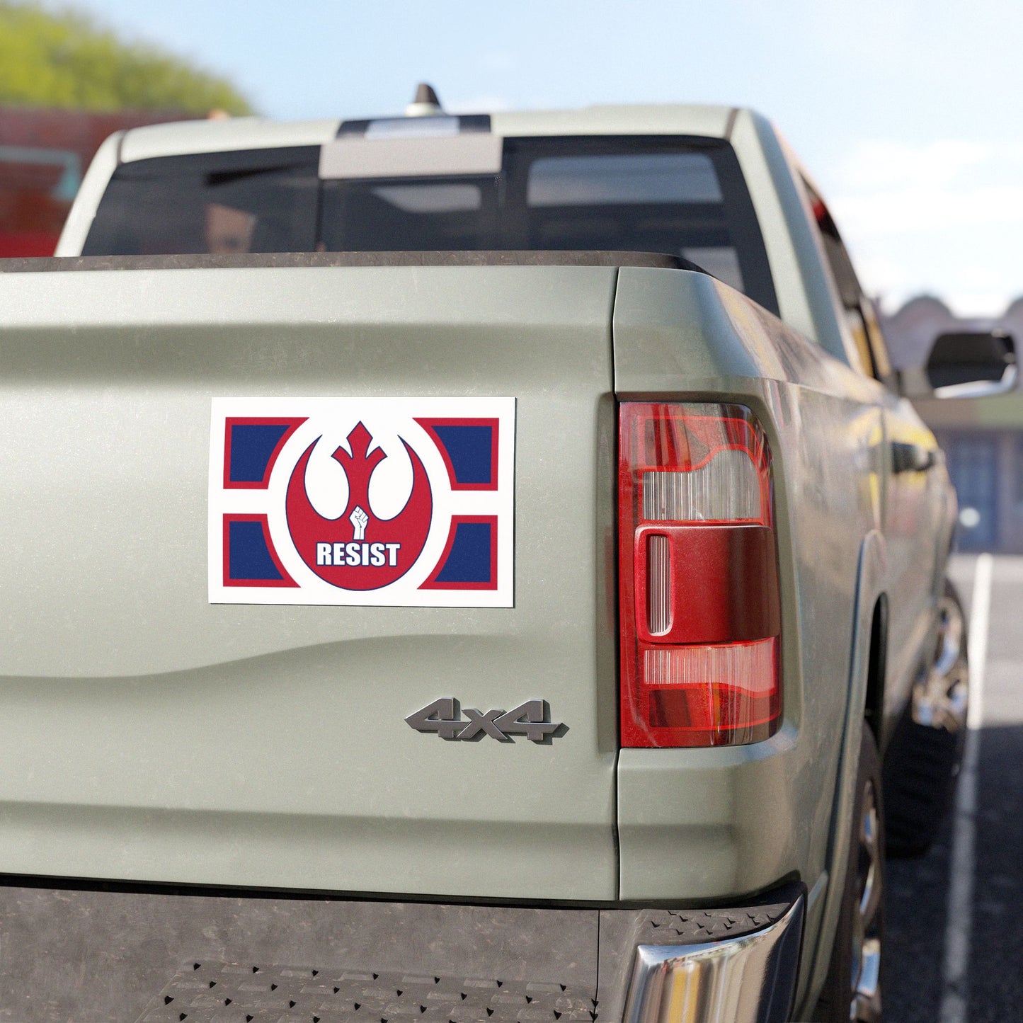 Rebel Spirit Car Magnet - 'RESIST' Design