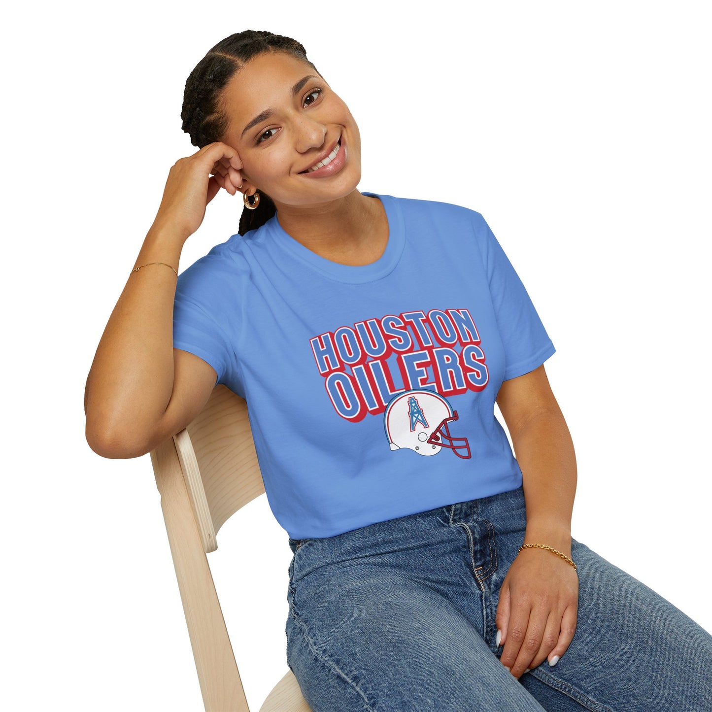 Houston Oilers Retro Helmet Unisex T-Shirt | up to 5X