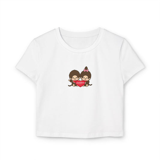 Women’s Baby Tee - Monchichi Friends