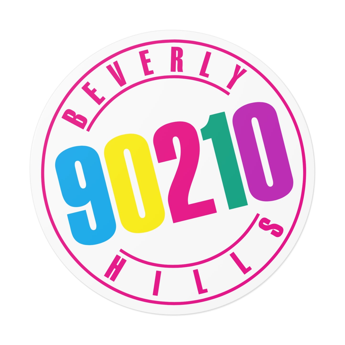 Beverly Hills 90210 Vinyl Stickers