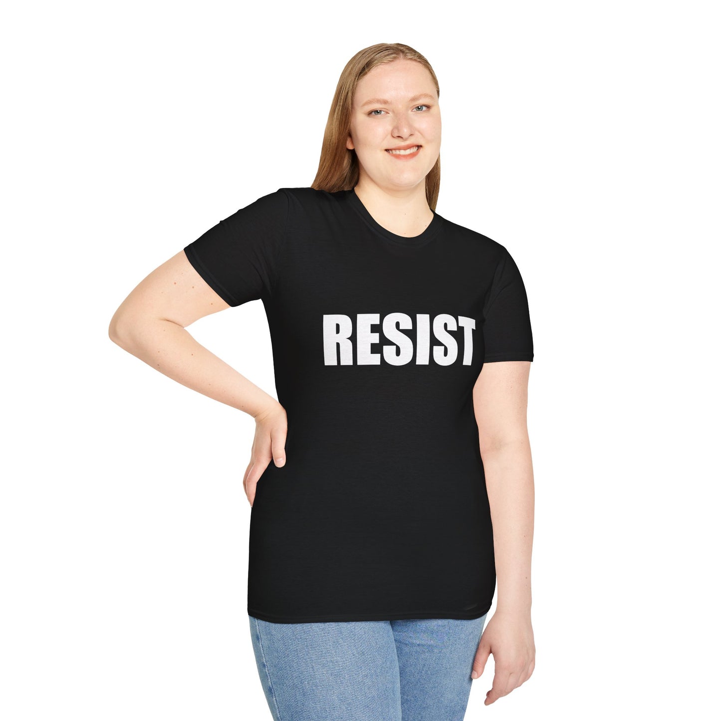 RESIST & NO KINGS LIVE HERE Unisex Statement Tee