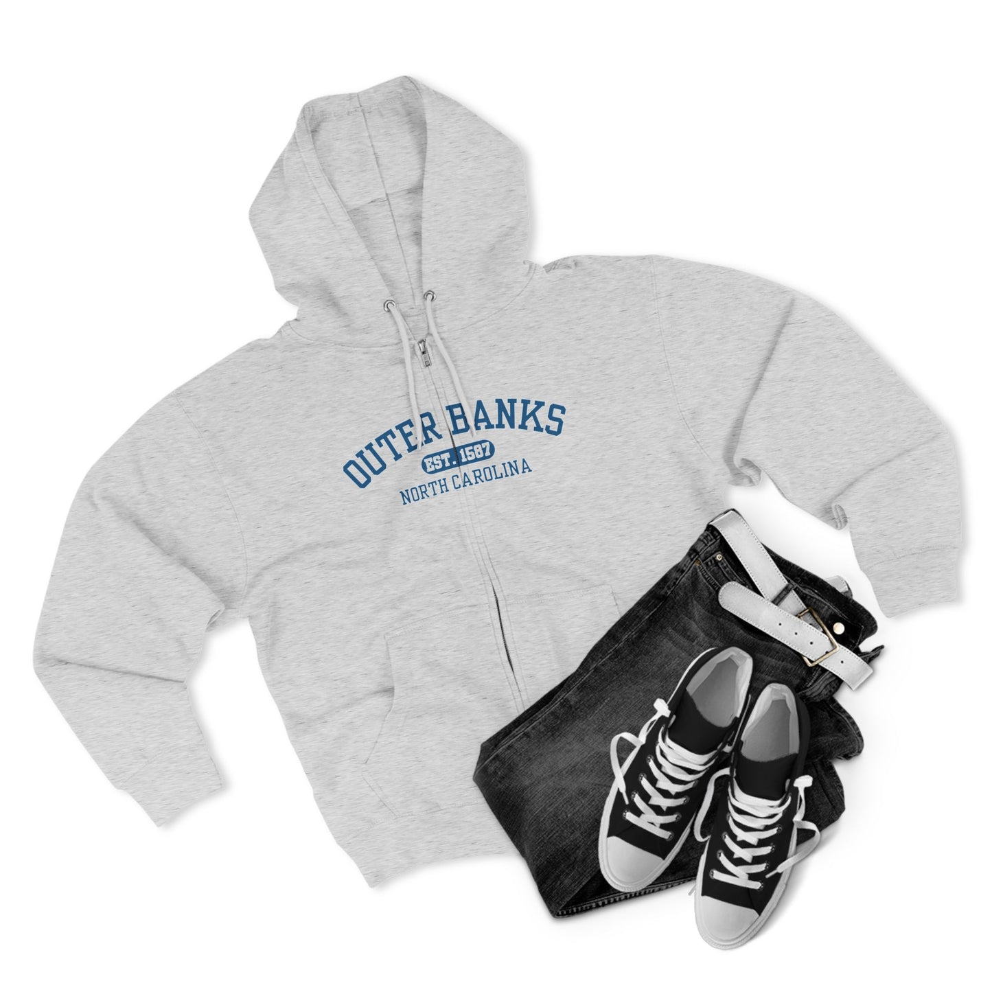 Unisex Zip Hoodie - Outer Banks Est. 1967