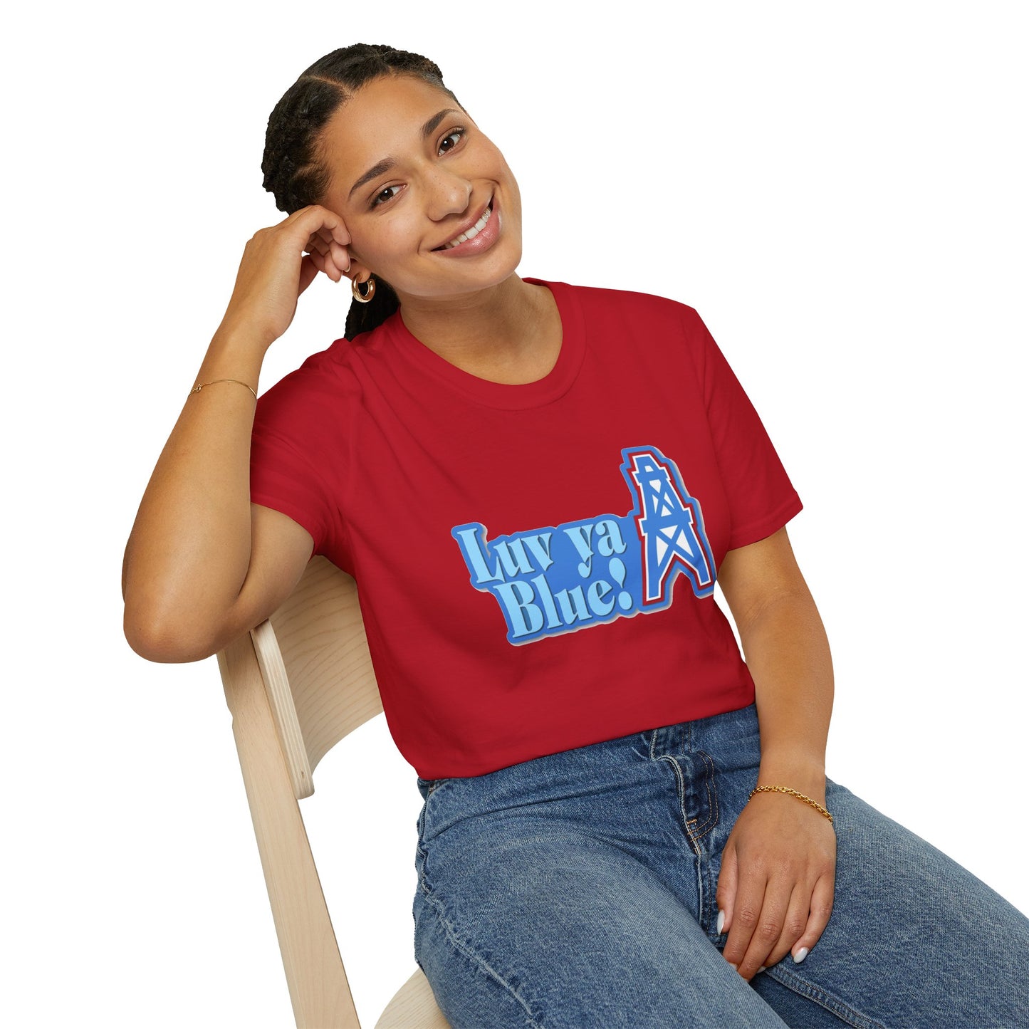 Houston Oilers “Luv Ya Blue” Unisex T-Shirt | Up to 5X