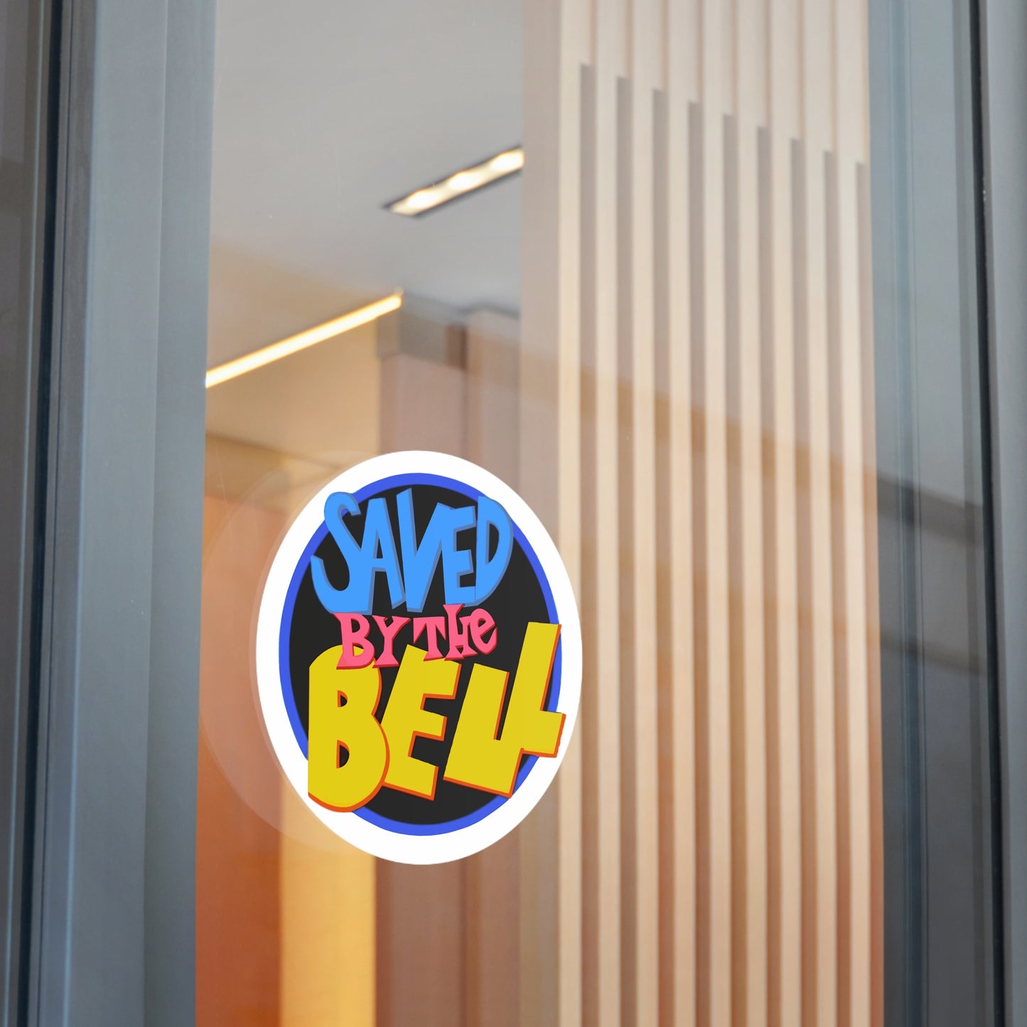 Saved By the Bell Round Vinyl Sticker