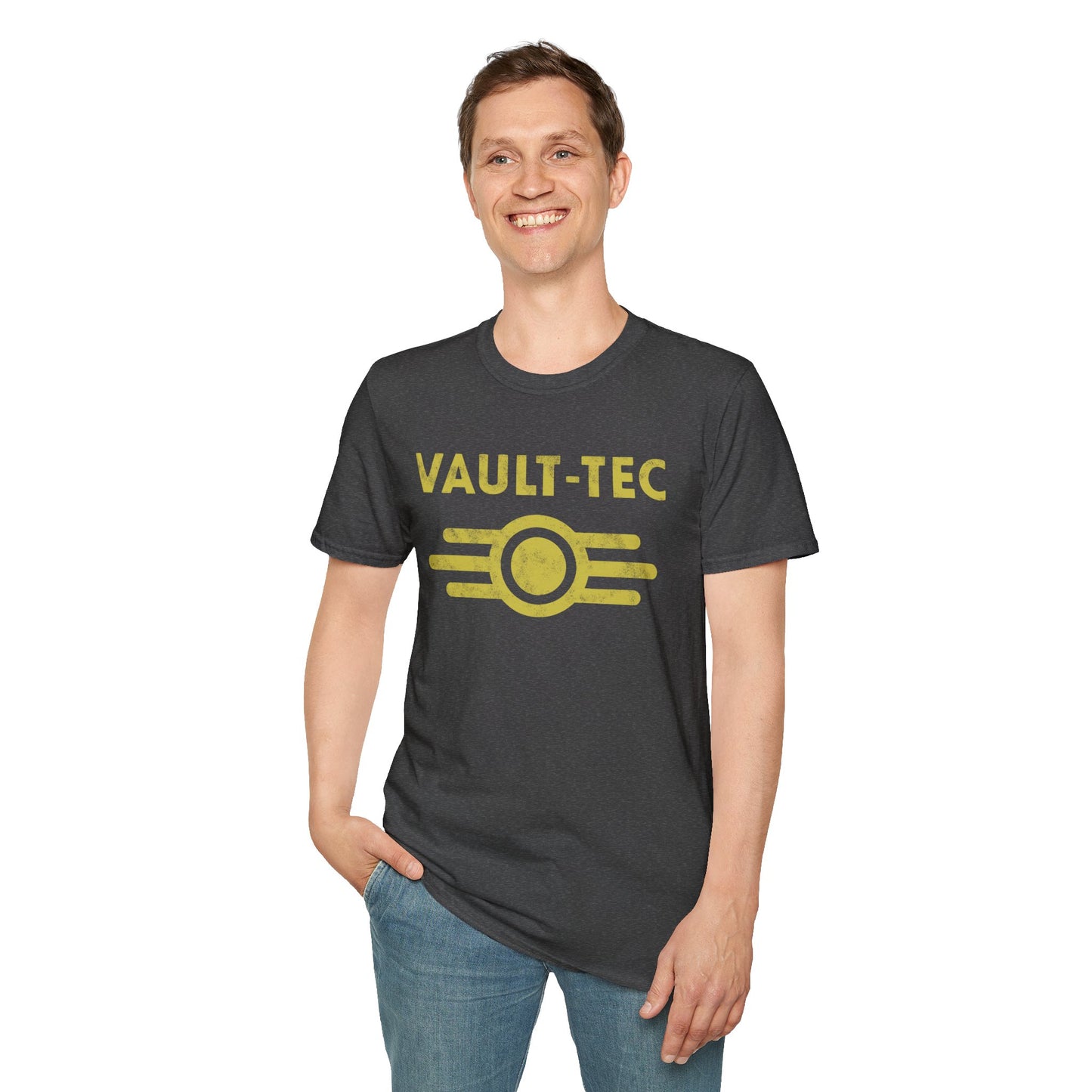 Fallout Distressed Vault-Tec logo Unisex T-Shirt