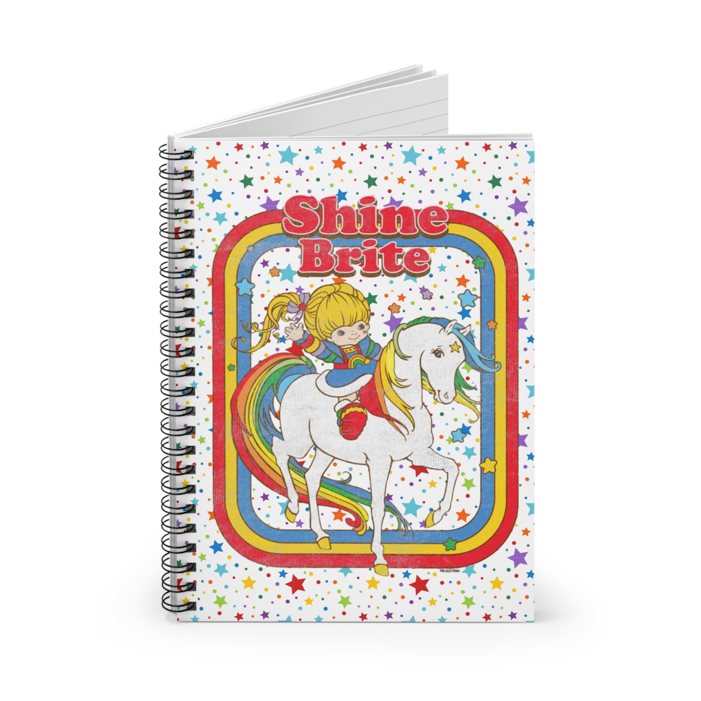 Rainbow Brite Spiral Notebook - 6x8