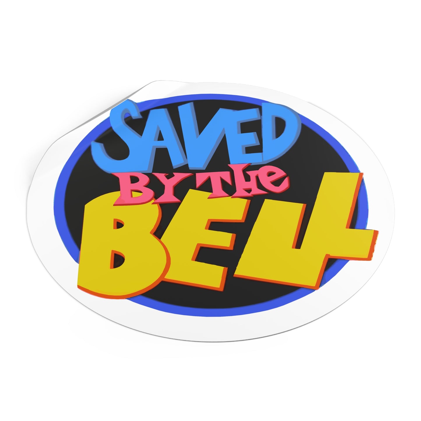 Saved By the Bell Round Vinyl Sticker