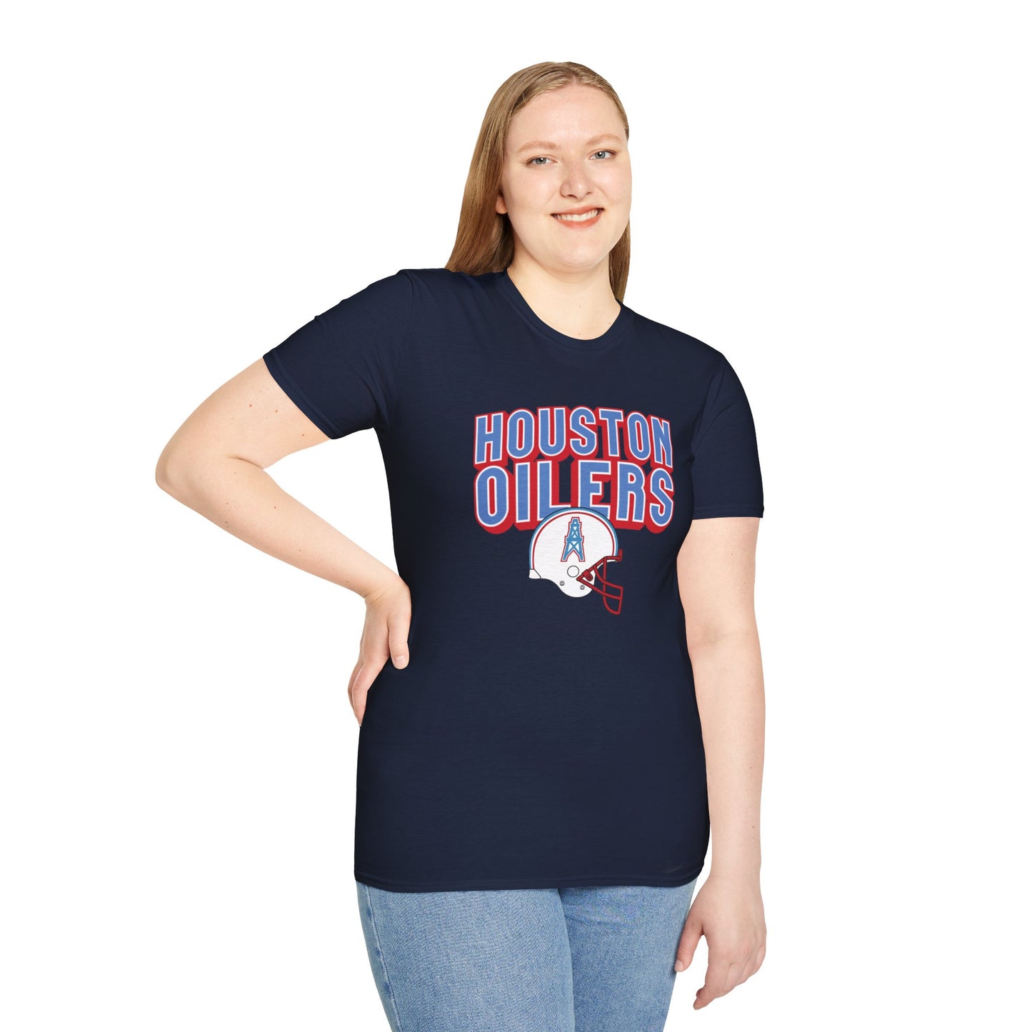 Houston Oilers Retro Helmet Unisex T-Shirt | up to 5X