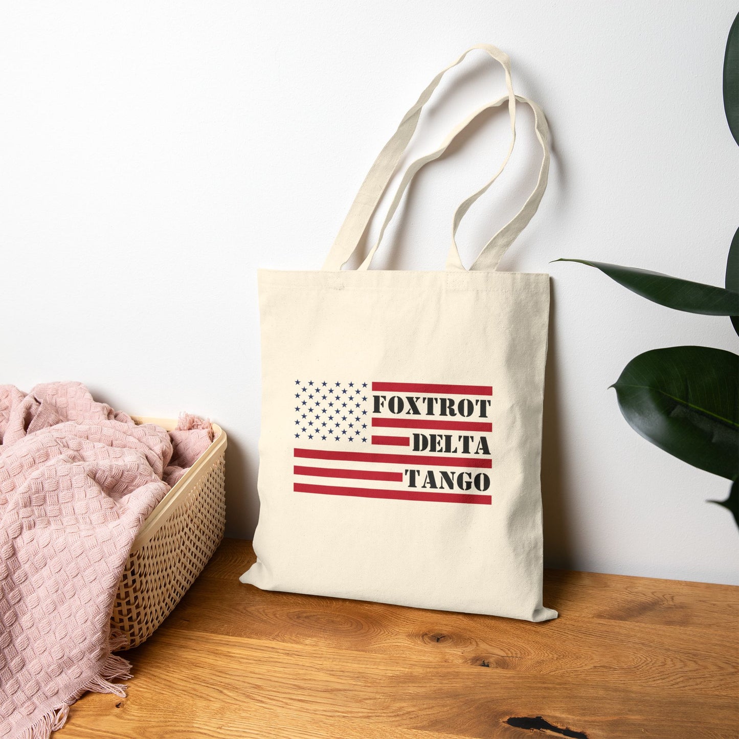 Canvas Tote - FOXTROT-DELTA-TANGO