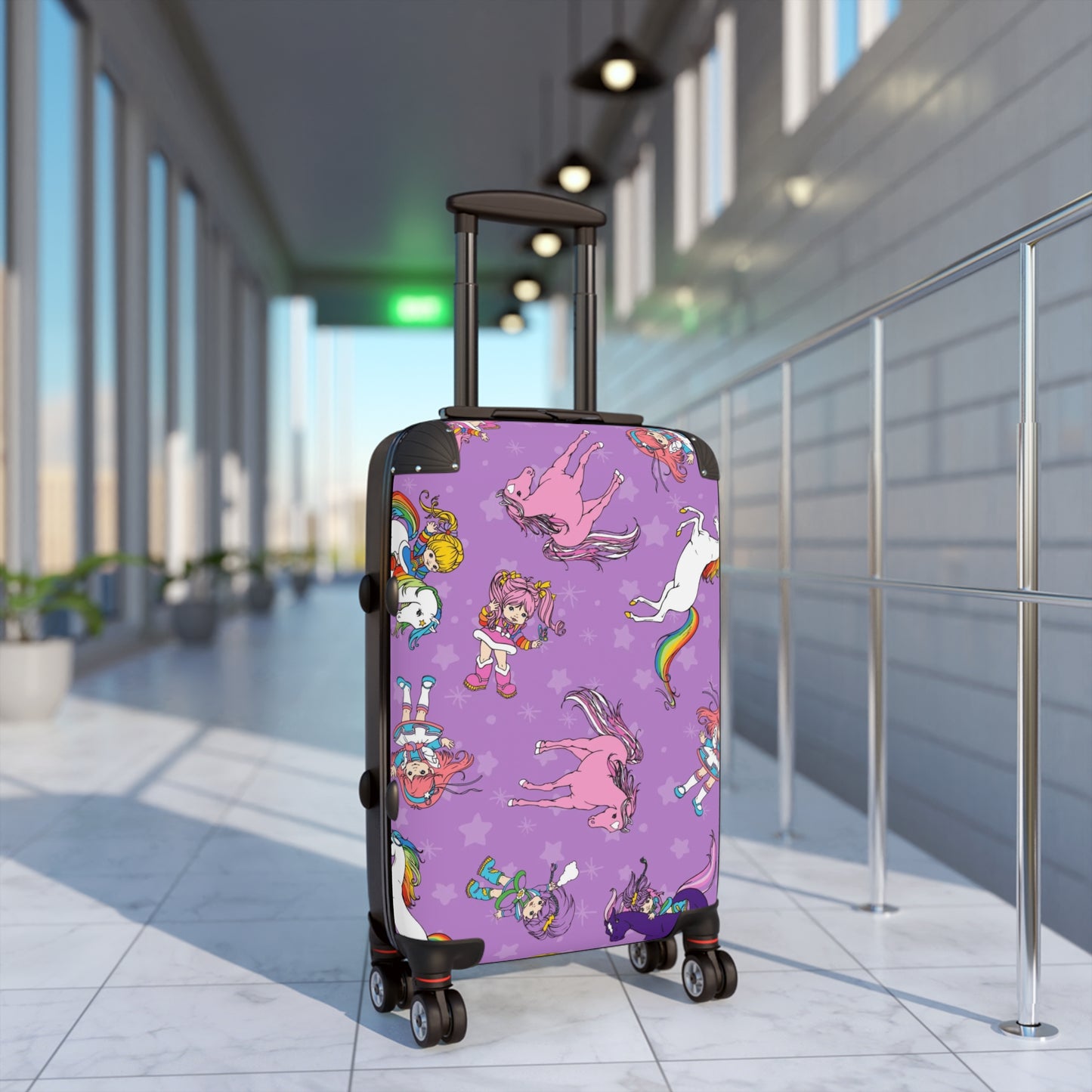 Stormy, Moonglow, Tickled Pink Rolling Luggage