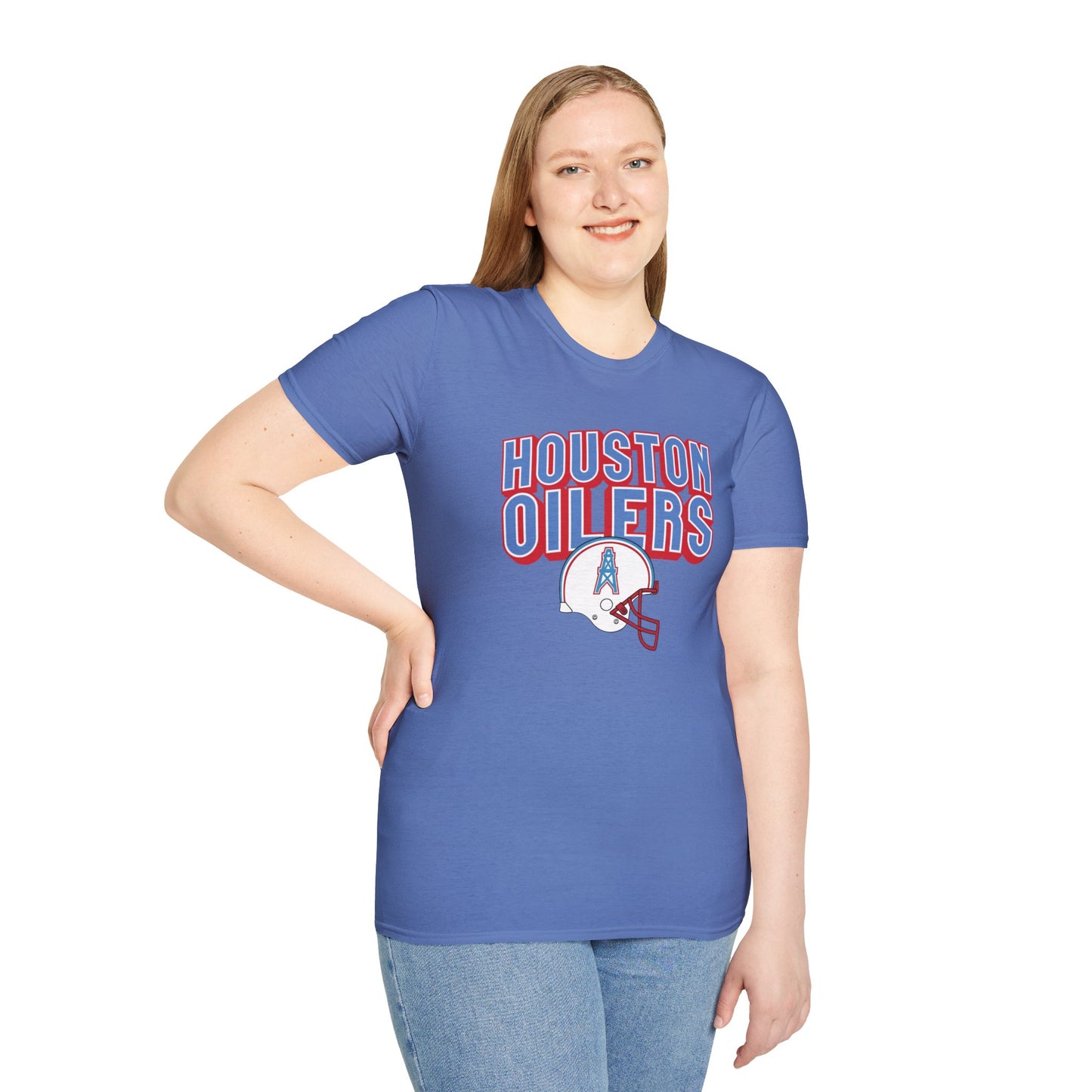 Houston Oilers Retro Helmet Unisex T-Shirt | up to 5X