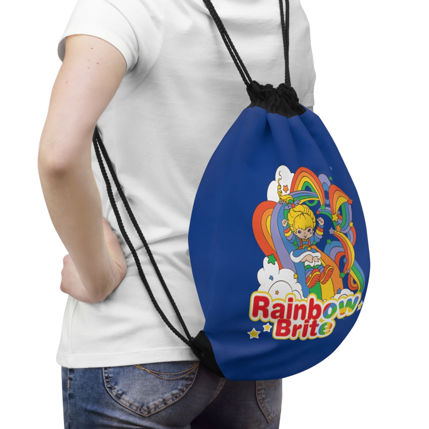 Rainbow Brite Drawstring Bag