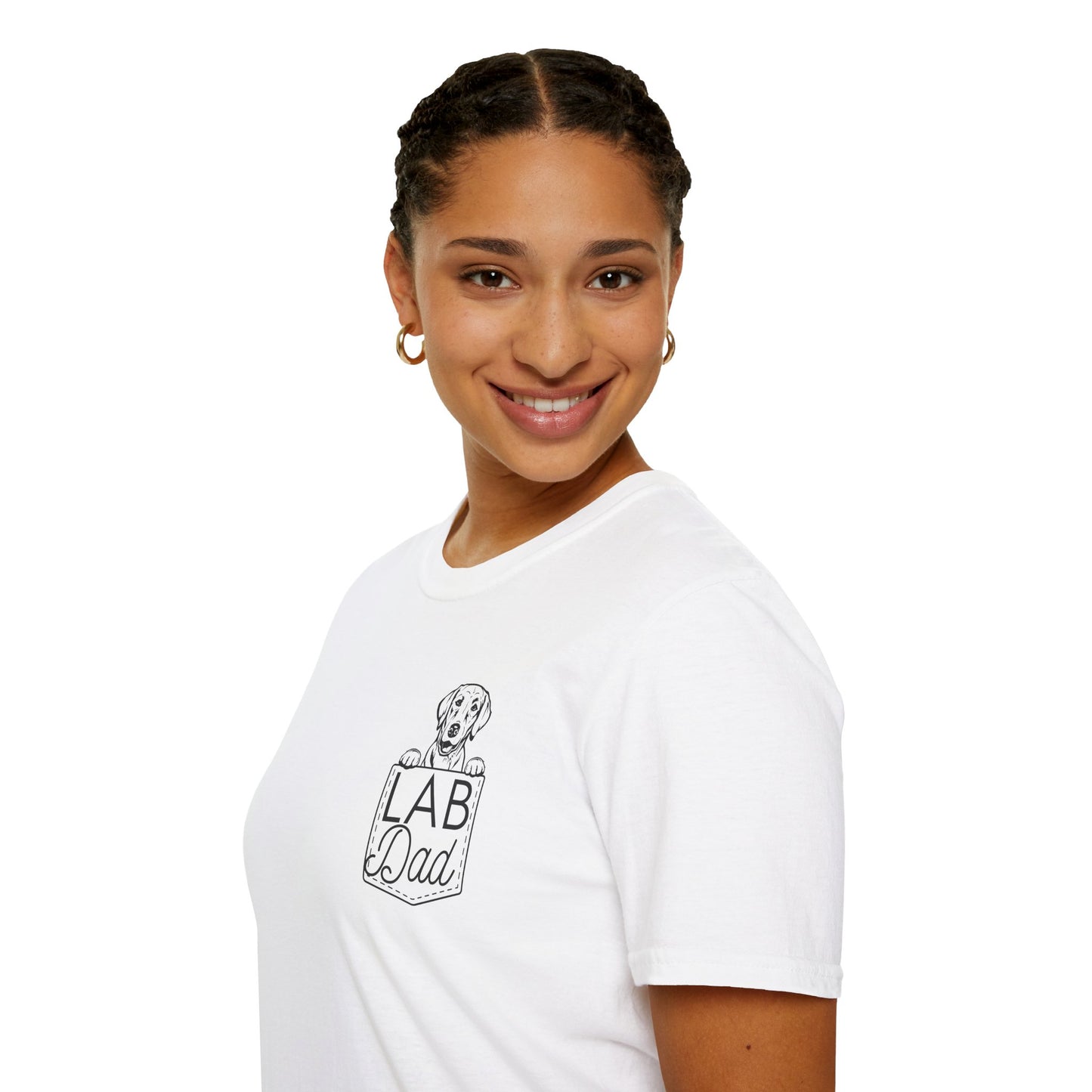 Lab Dad Faux Pocket T-Shirt