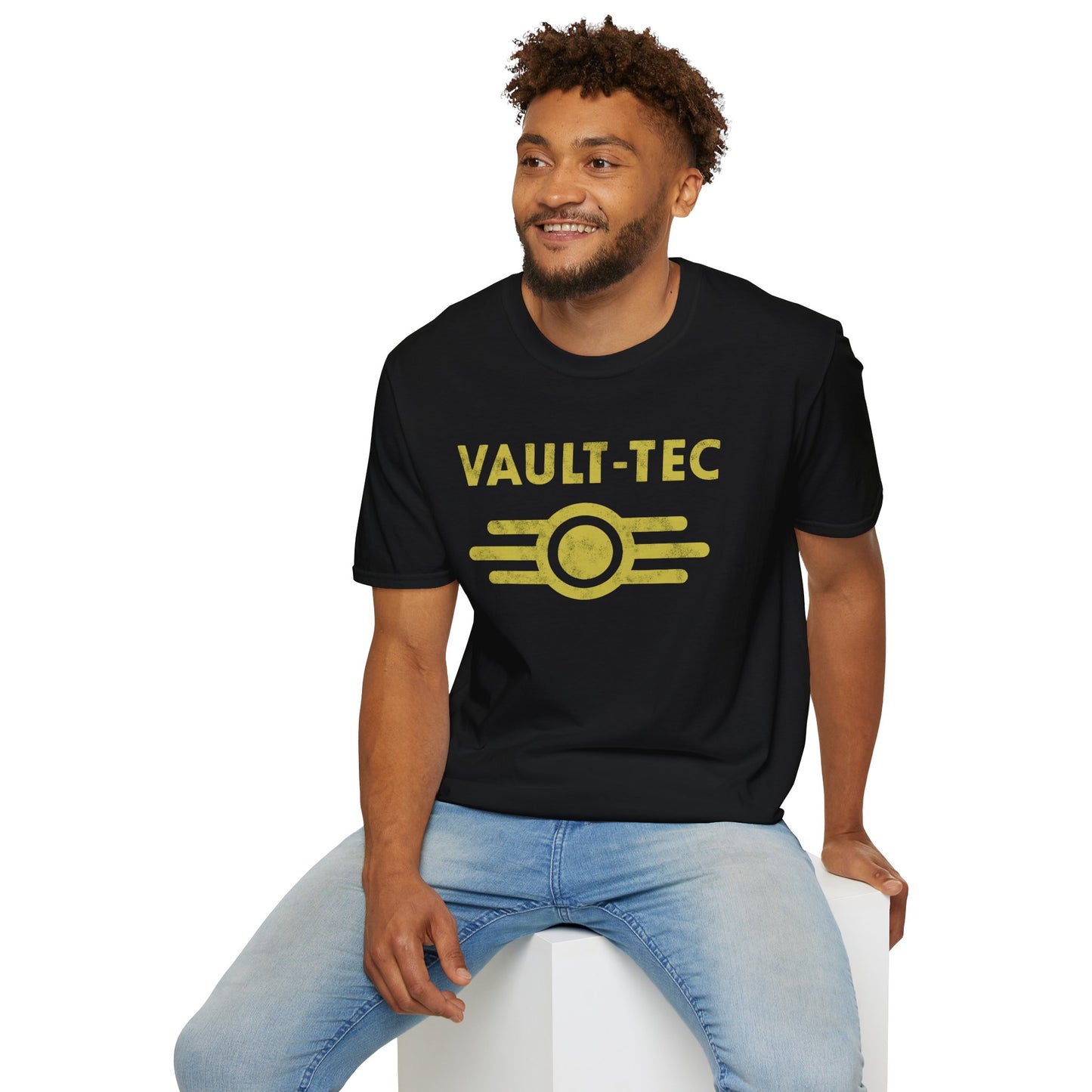 Fallout Distressed Vault-Tec logo Unisex T-Shirt
