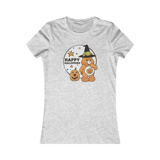 Women’s Fitted Tee - Halloween Care Bear