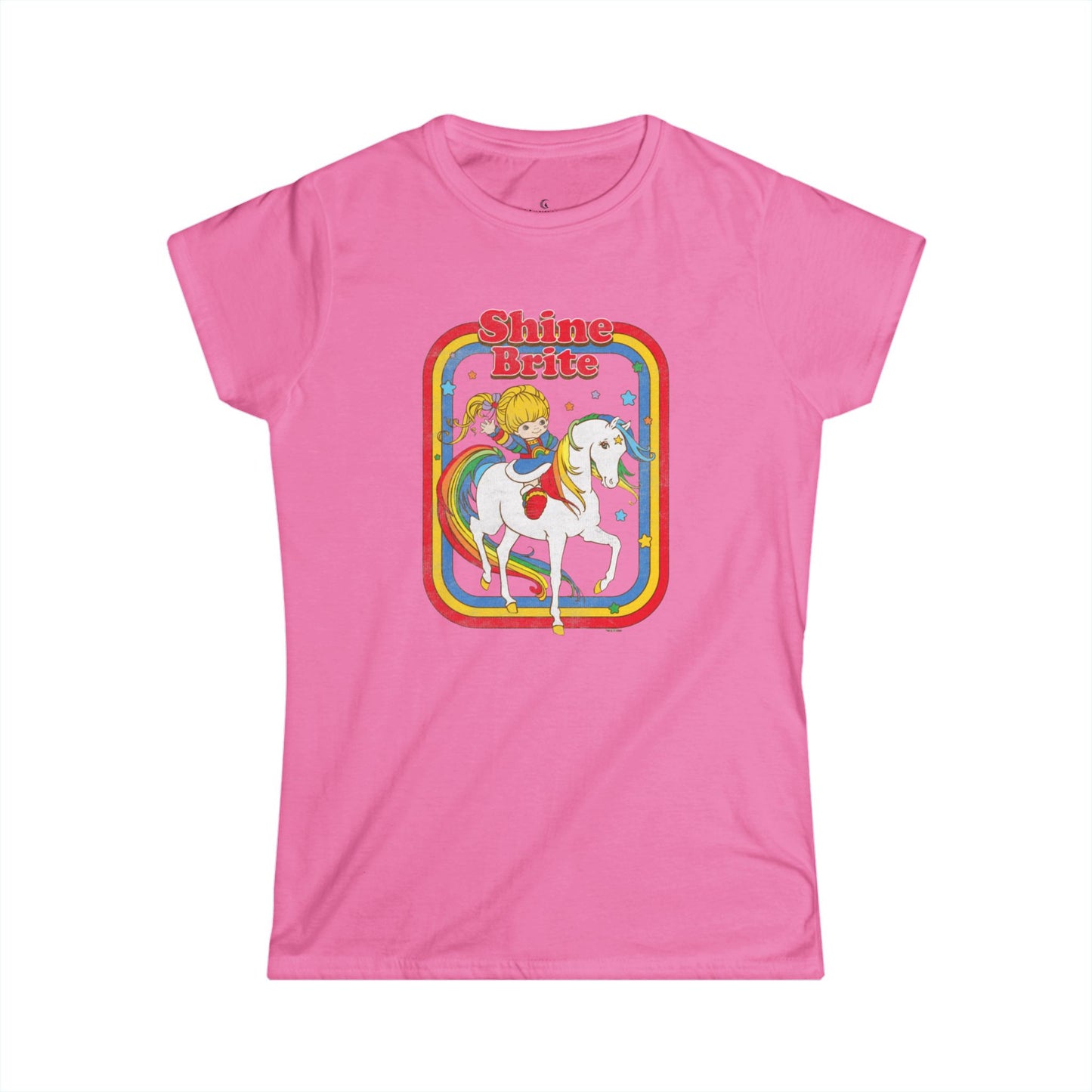 Rainbow Brite - Shine Brite - Women's Softstyle Tee