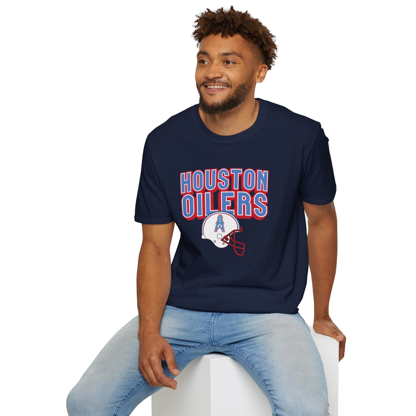 Houston Oilers Retro Helmet Unisex T-Shirt | up to 5X
