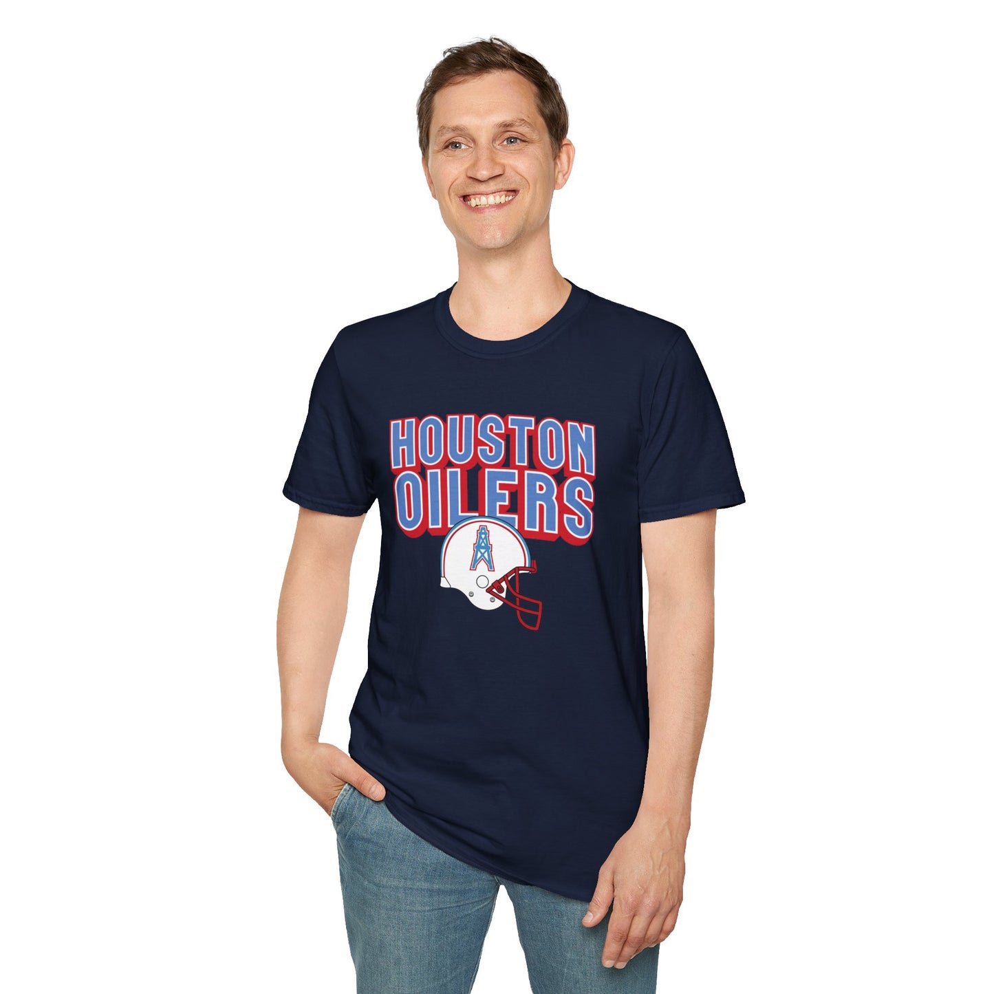 Houston Oilers Retro Helmet Unisex T-Shirt | up to 5X