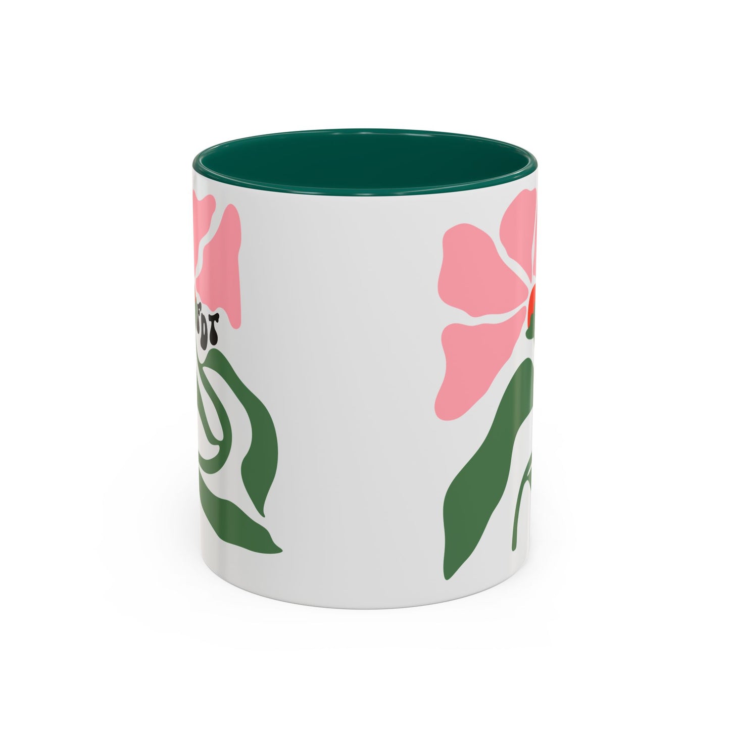 'FDT' Anti-Trump Pink Floral Ceramic Mug