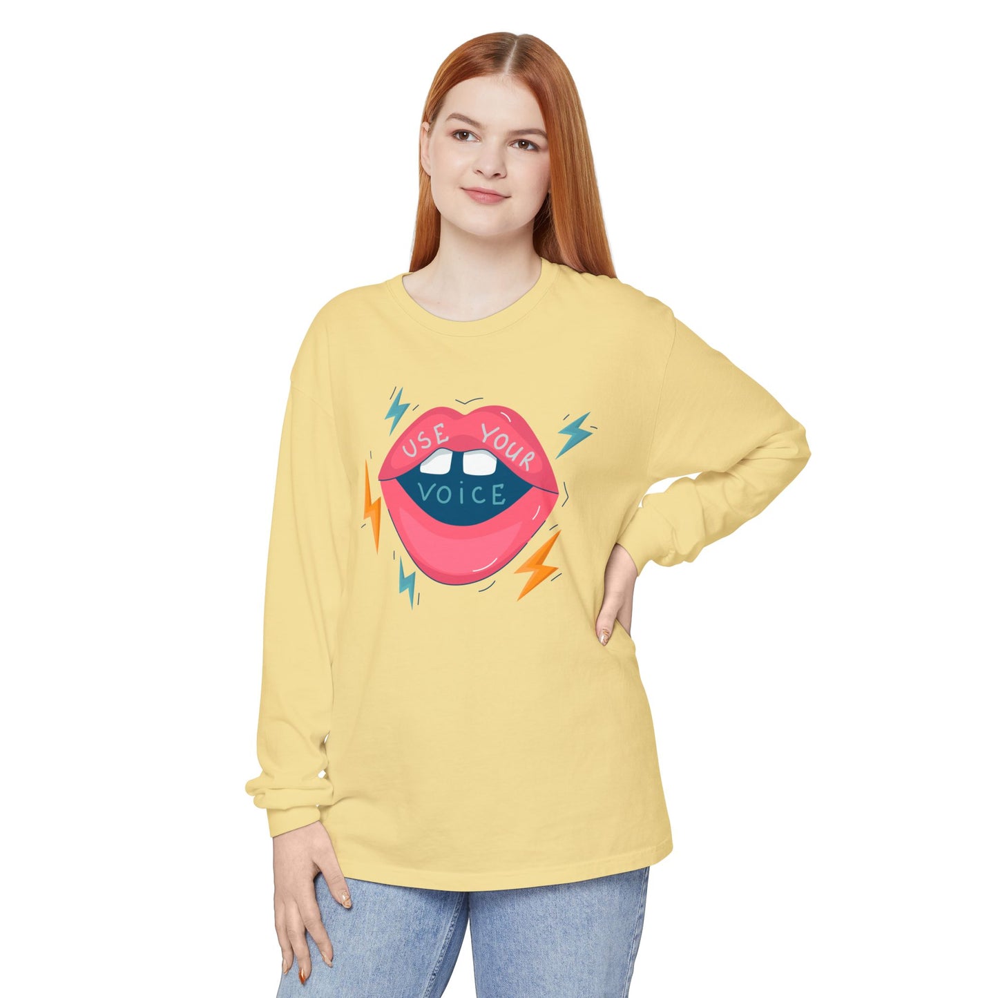Unisex Long Sleeve Tee - “Use Your Voice…”