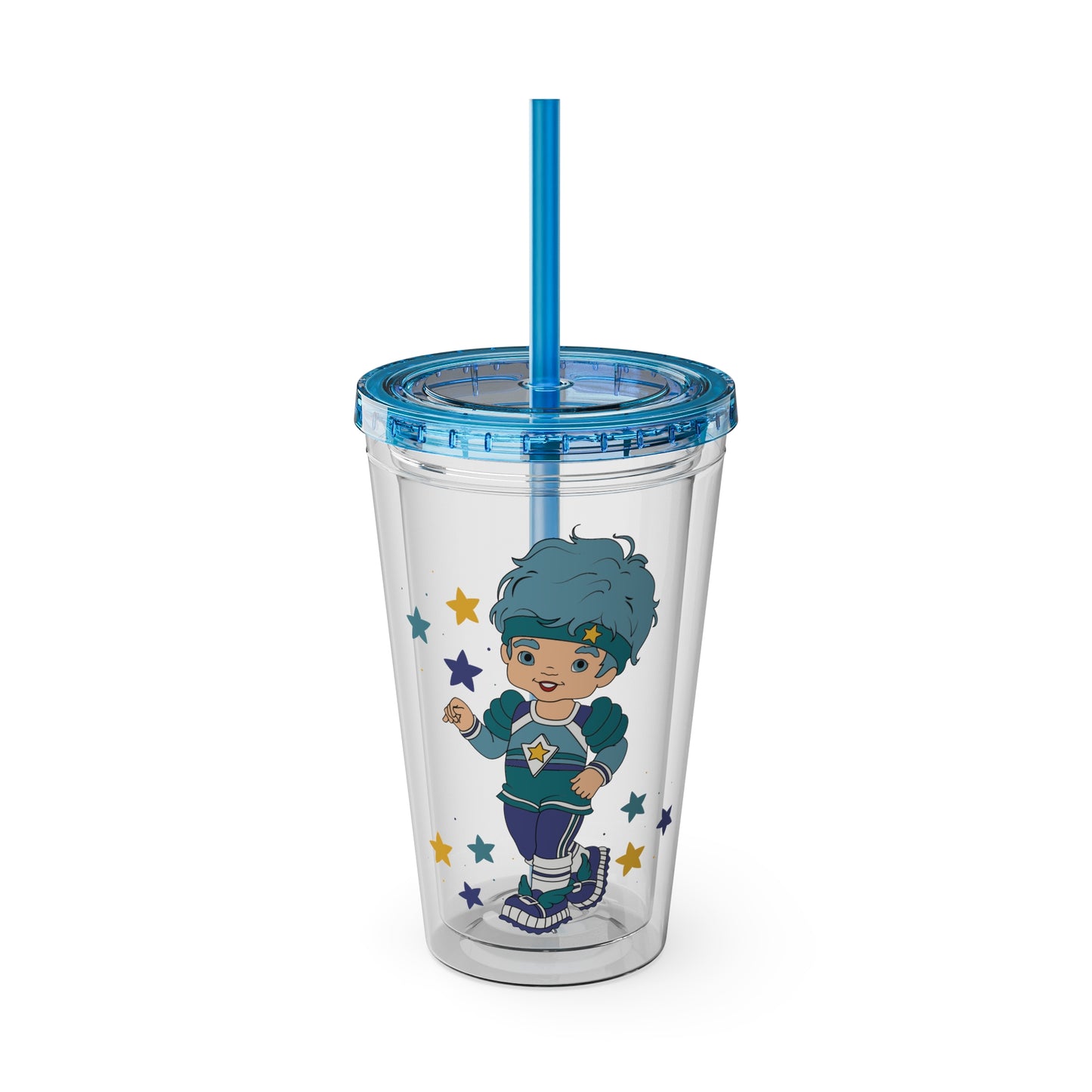 Rainbow Brite 16oz Acrylic Tumbler featuring Buddy Blue