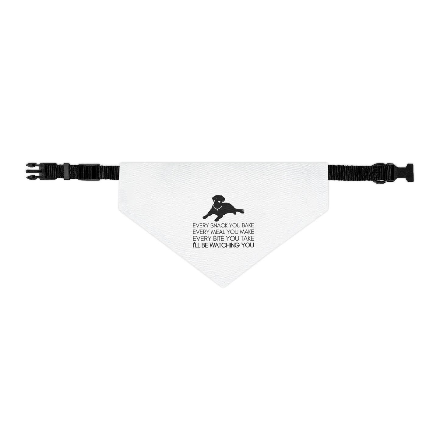 “I’ll Be Watching You” Pet Bandana Collar