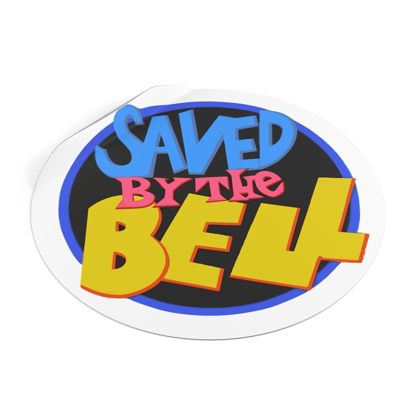 Saved By the Bell Round Vinyl Sticker