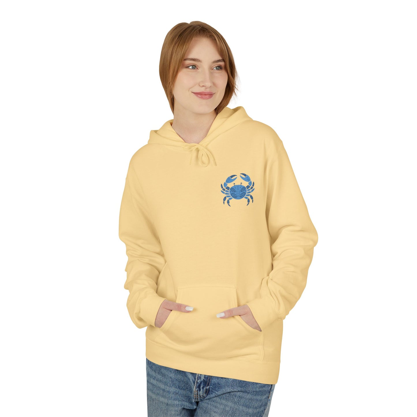 Nice to Sea You Crab Hoodie - Unisex Midweight Fleece