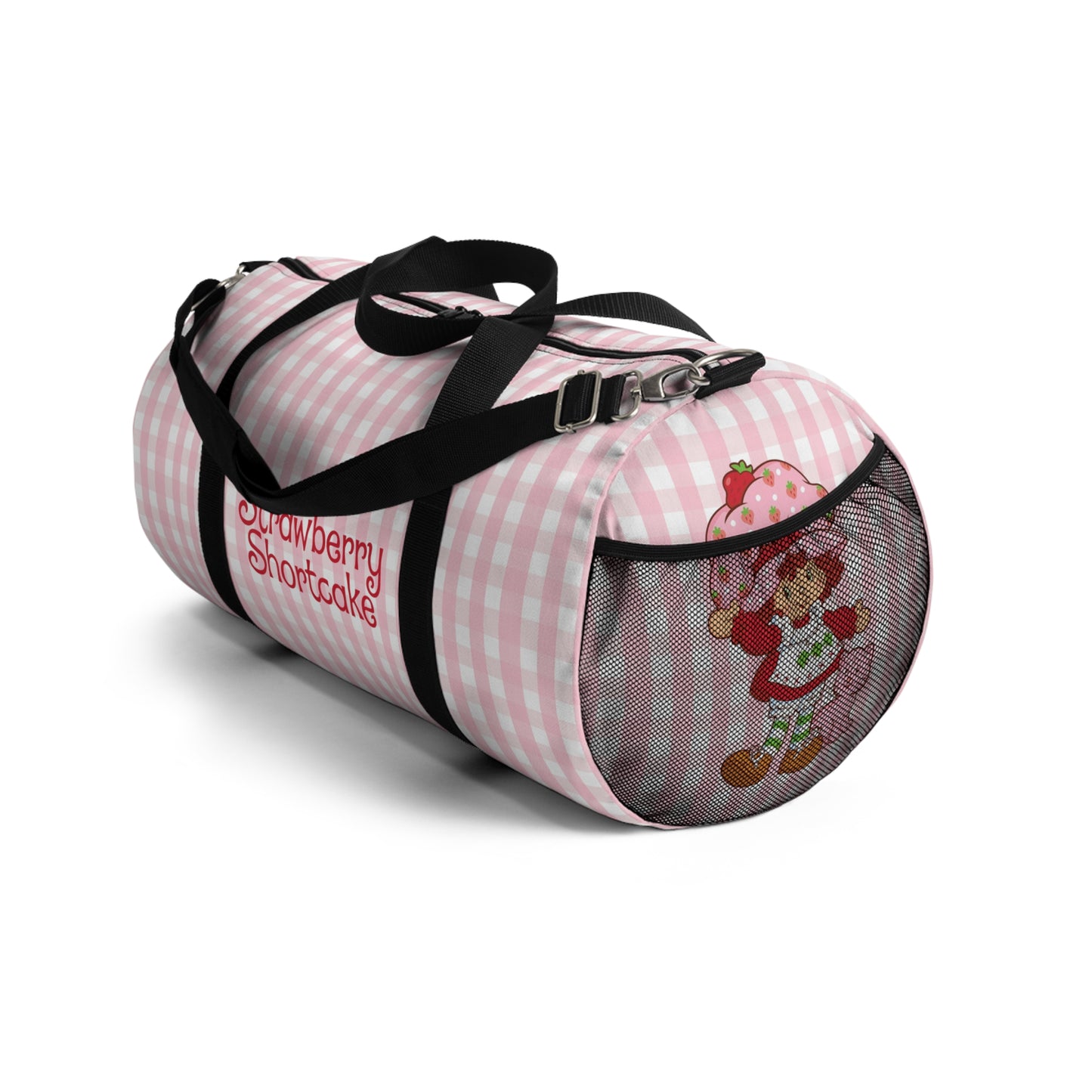 Strawberry Shortcake Gingham Duffel Bag