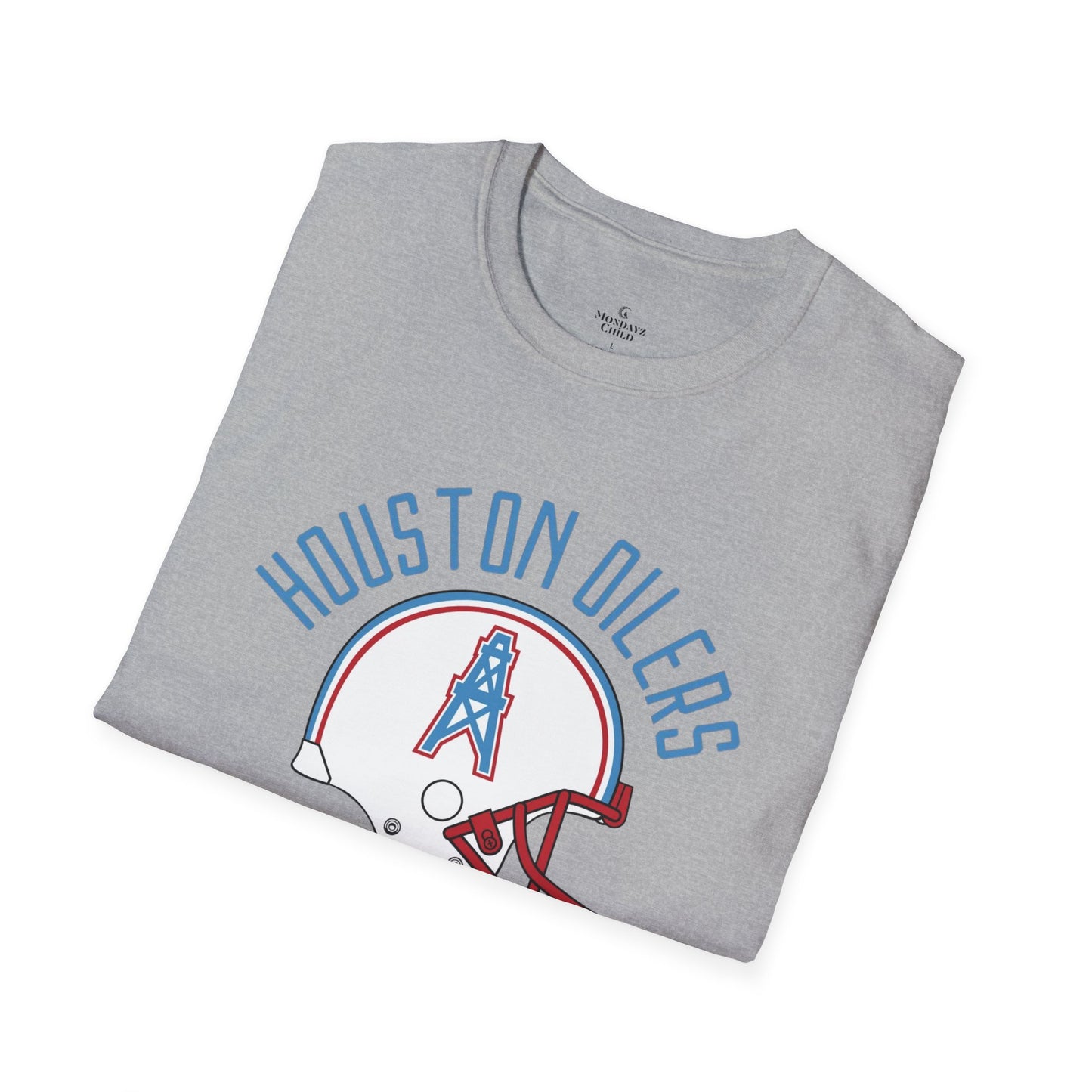 Houston Oilers Vintage Helmet Unisex Softstyle T-Shirt