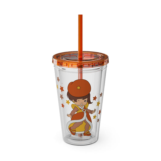 Rainbow Brite 16oz Acrylic Tumbler featuring Lala Orange