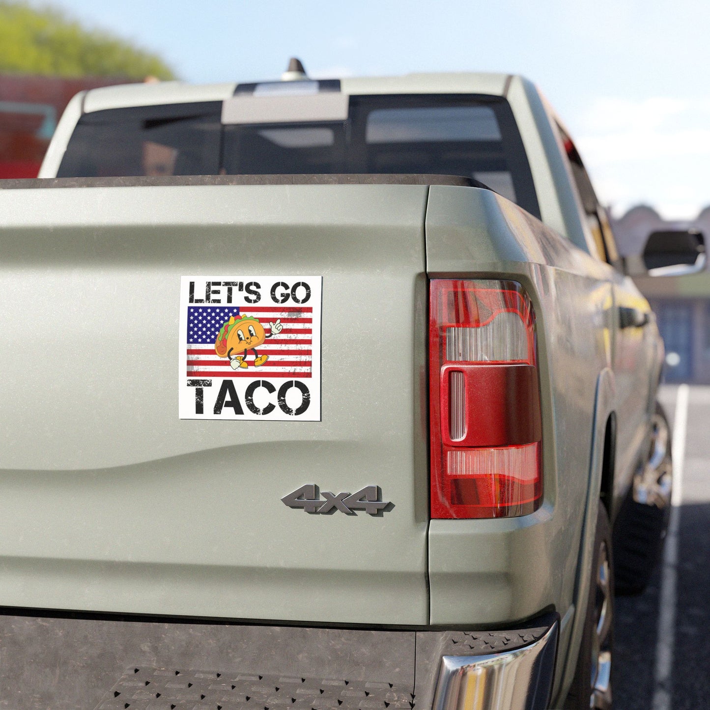 Let’s Go Taco Anti-Trump Car Magnet